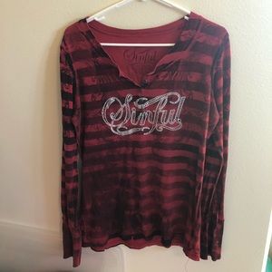 Ladies Sinful X-Large shirt